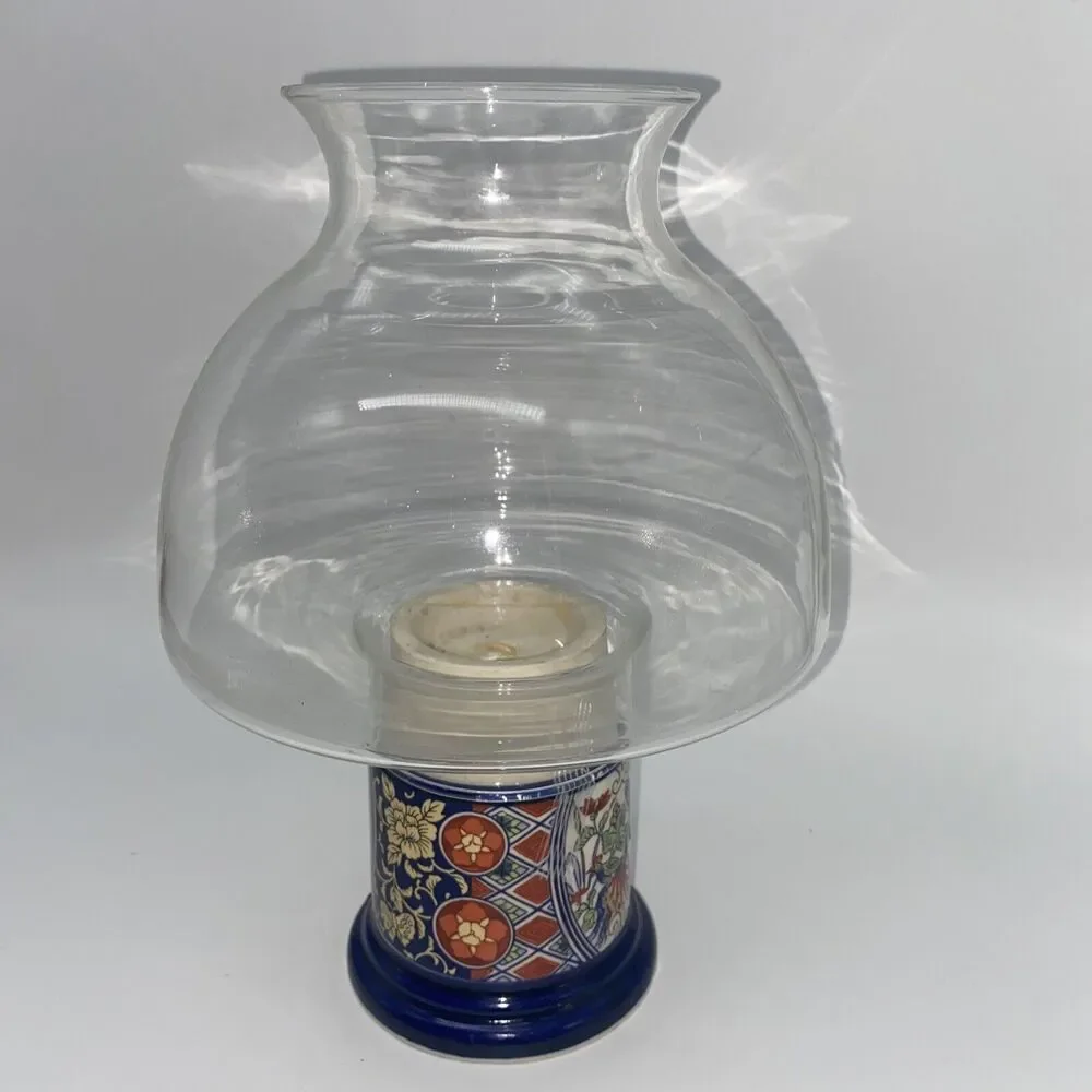 Vintage Gailstyn-Sutton Towle Japanese Votive Candle Holder With Glass Shade 10